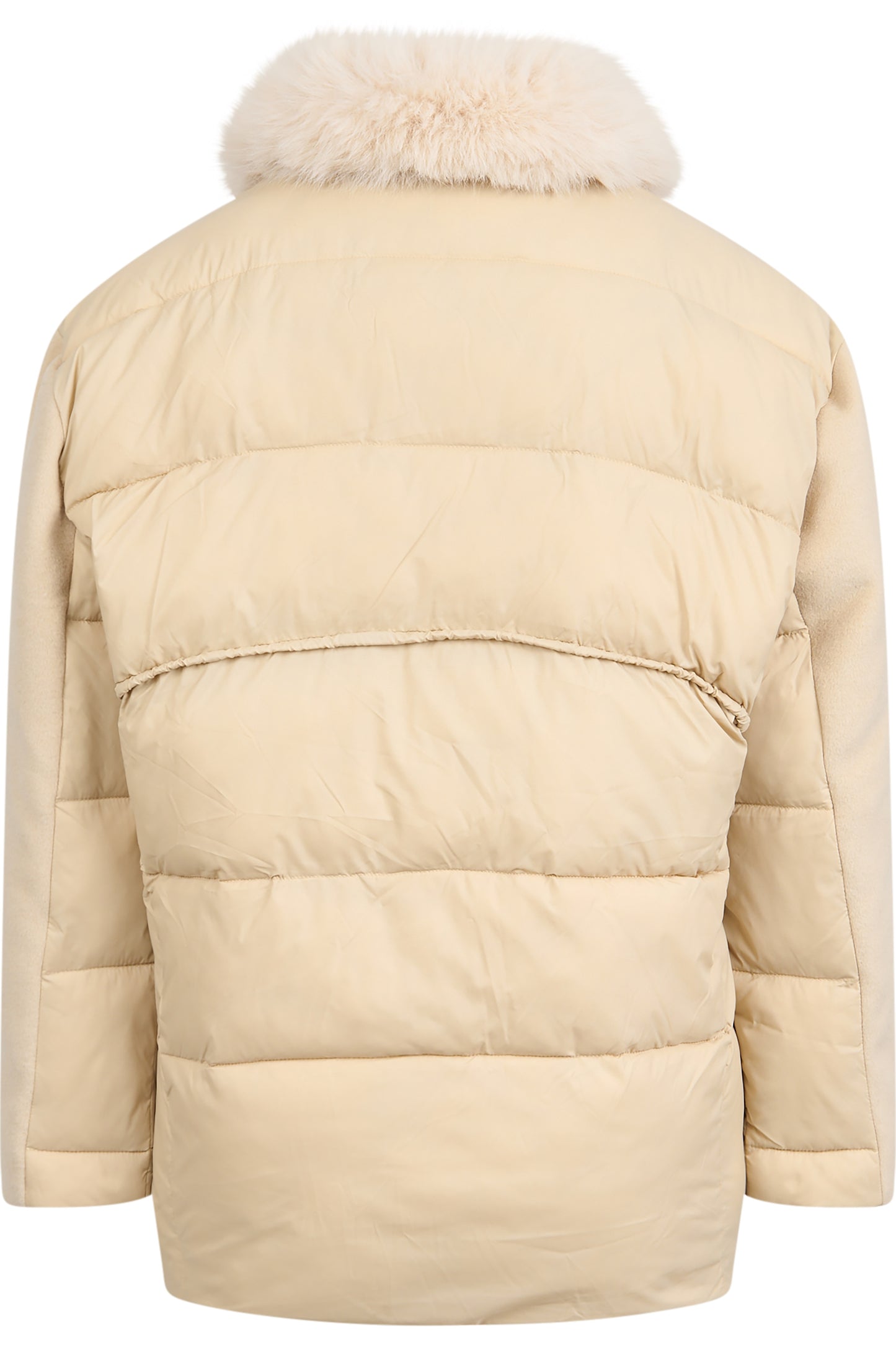 Jacket with Faux Fur Collar