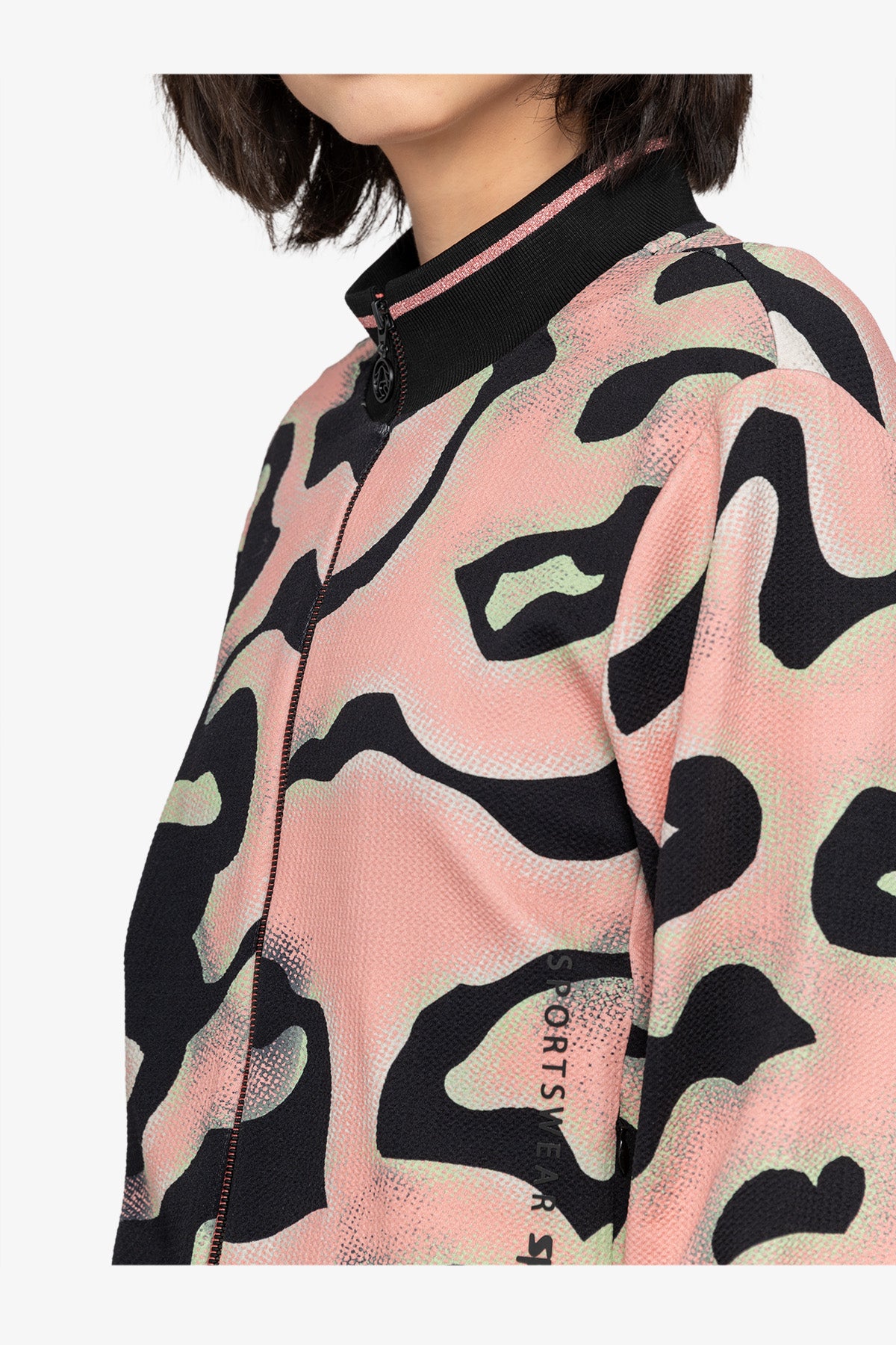 Jacket with Stand-up Collar