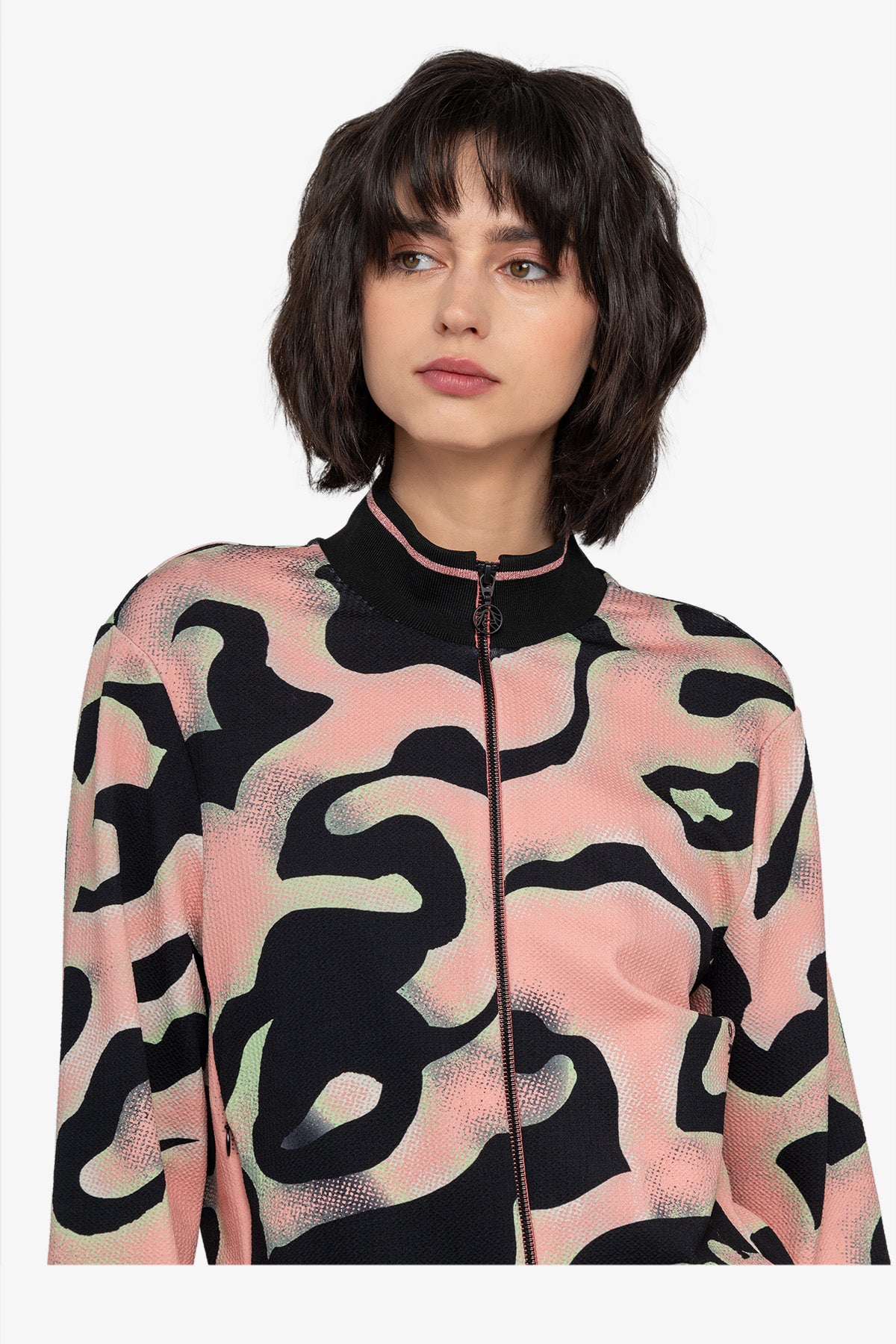 Jacket with Stand-up Collar