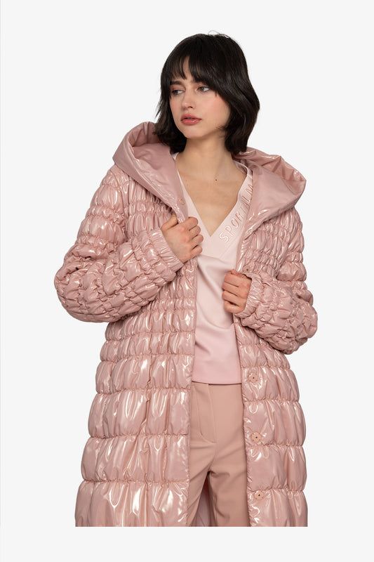 Coat with Hood and Belt