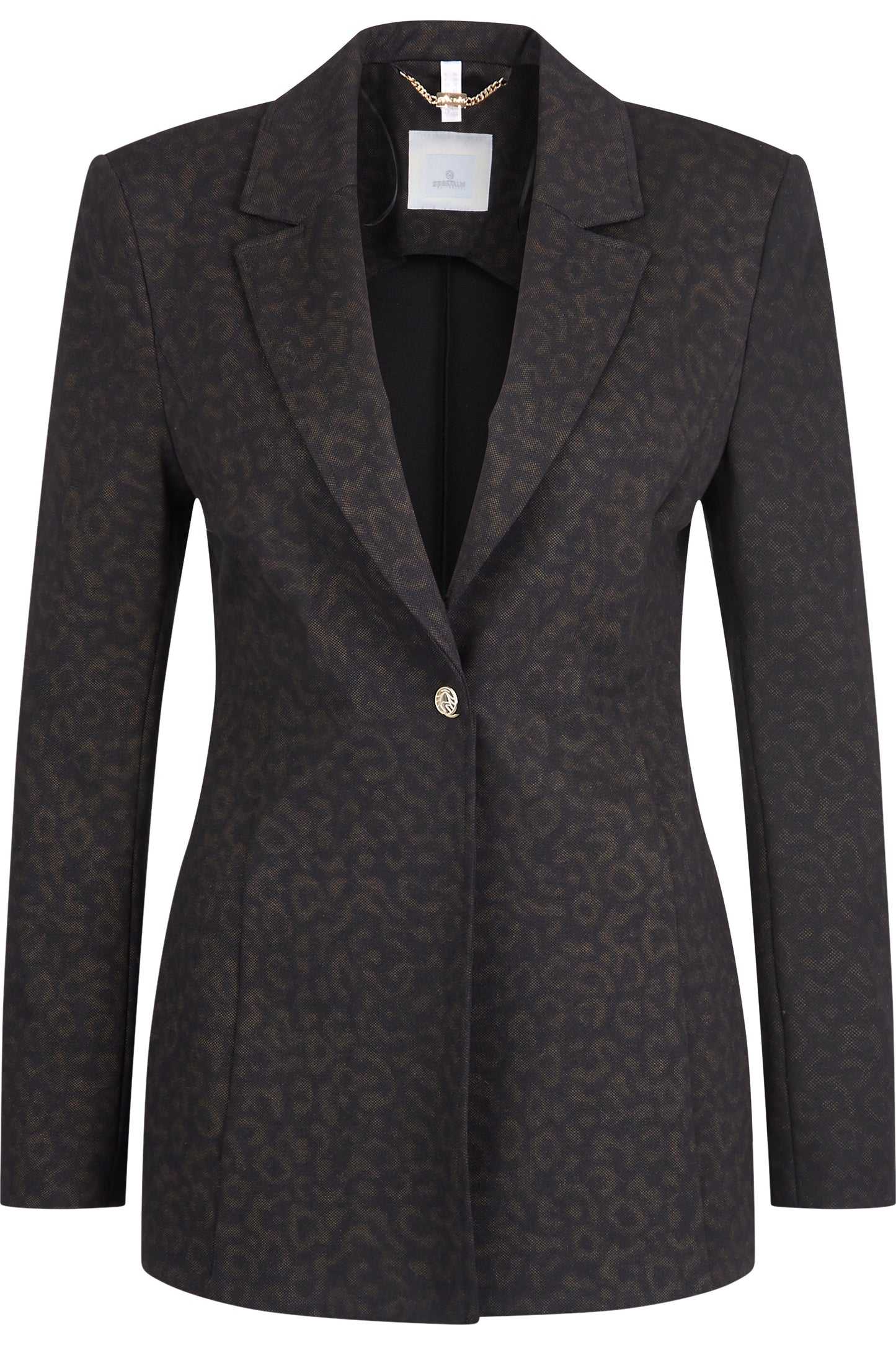 Blazer with Lapel Collar