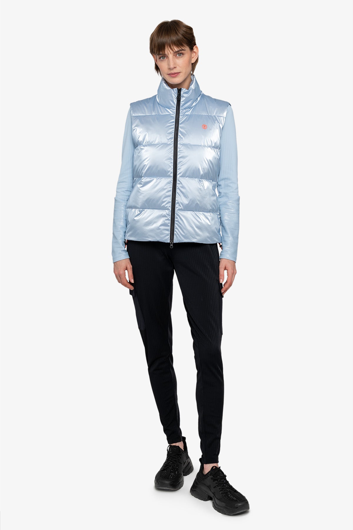 Vest with Stand-up Collar