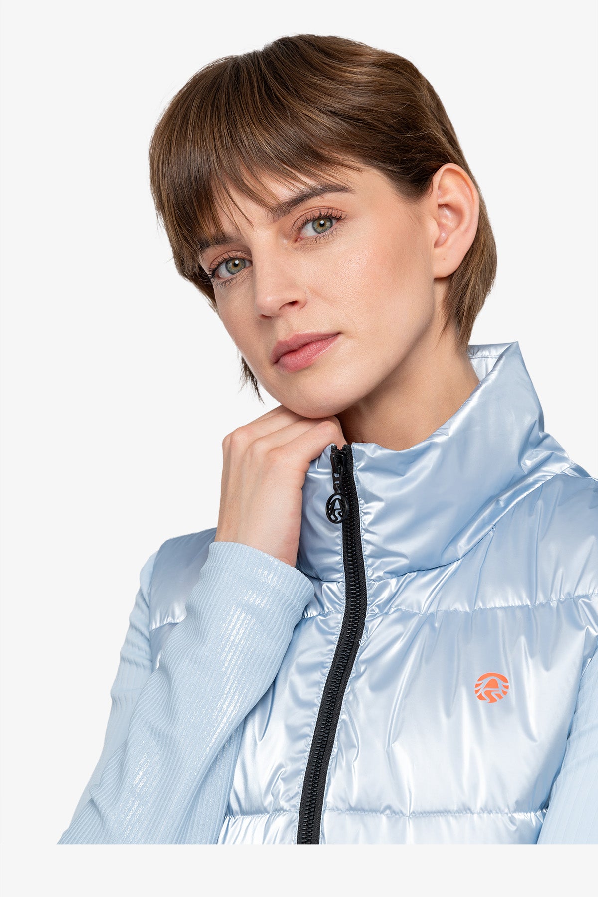 Vest with Stand-up Collar