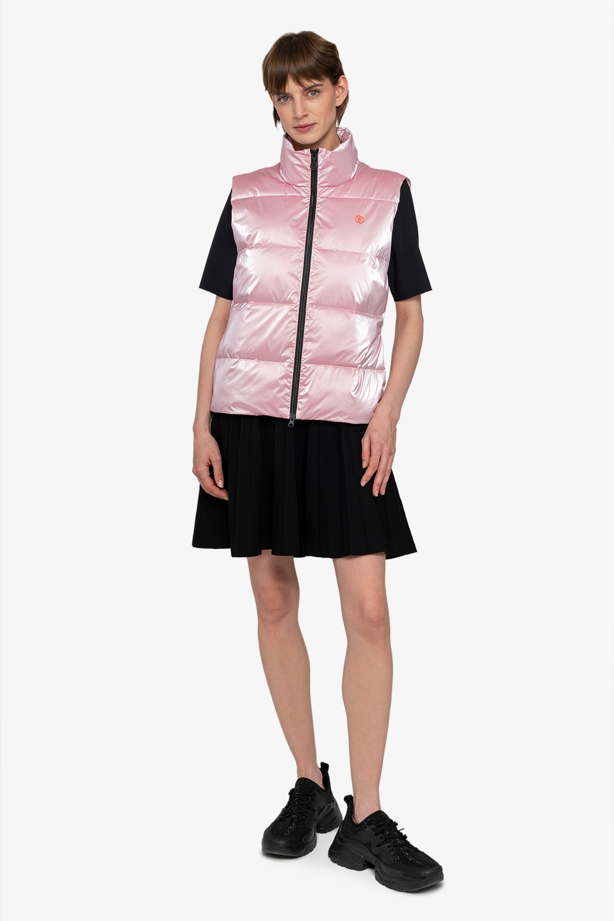 Vest with Stand-up Collar