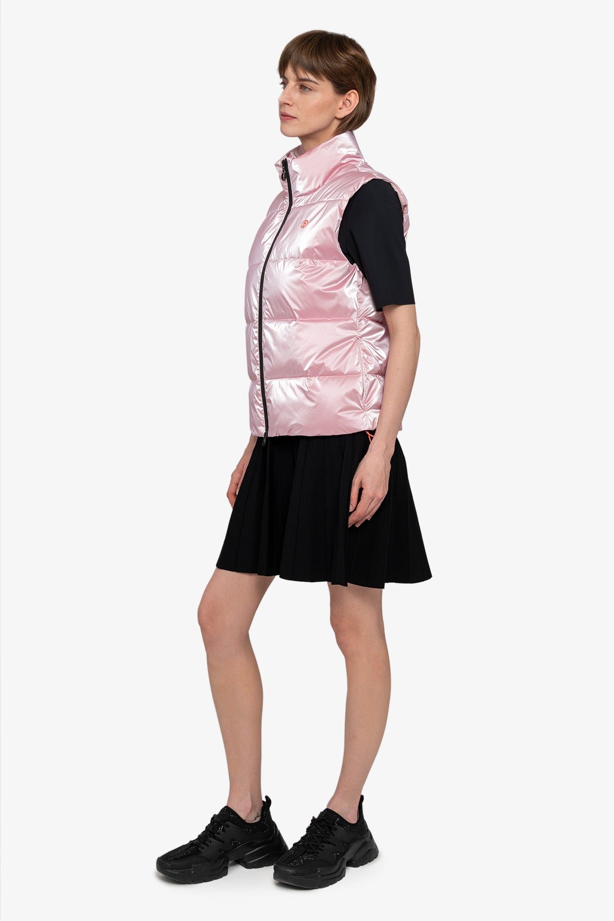 Vest with Stand-up Collar