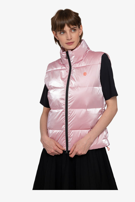 Vest with Stand-up Collar