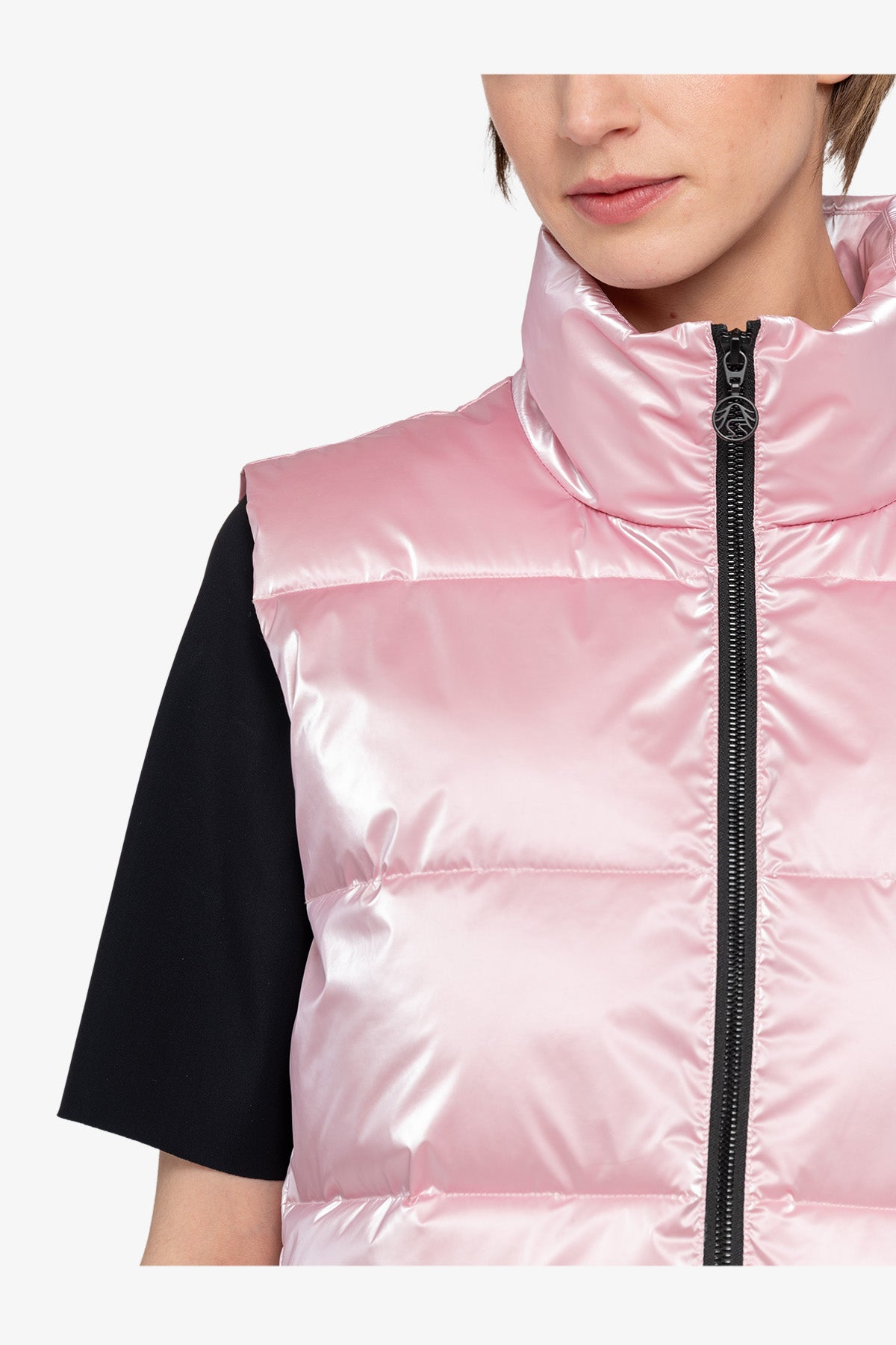 Vest with Stand-up Collar