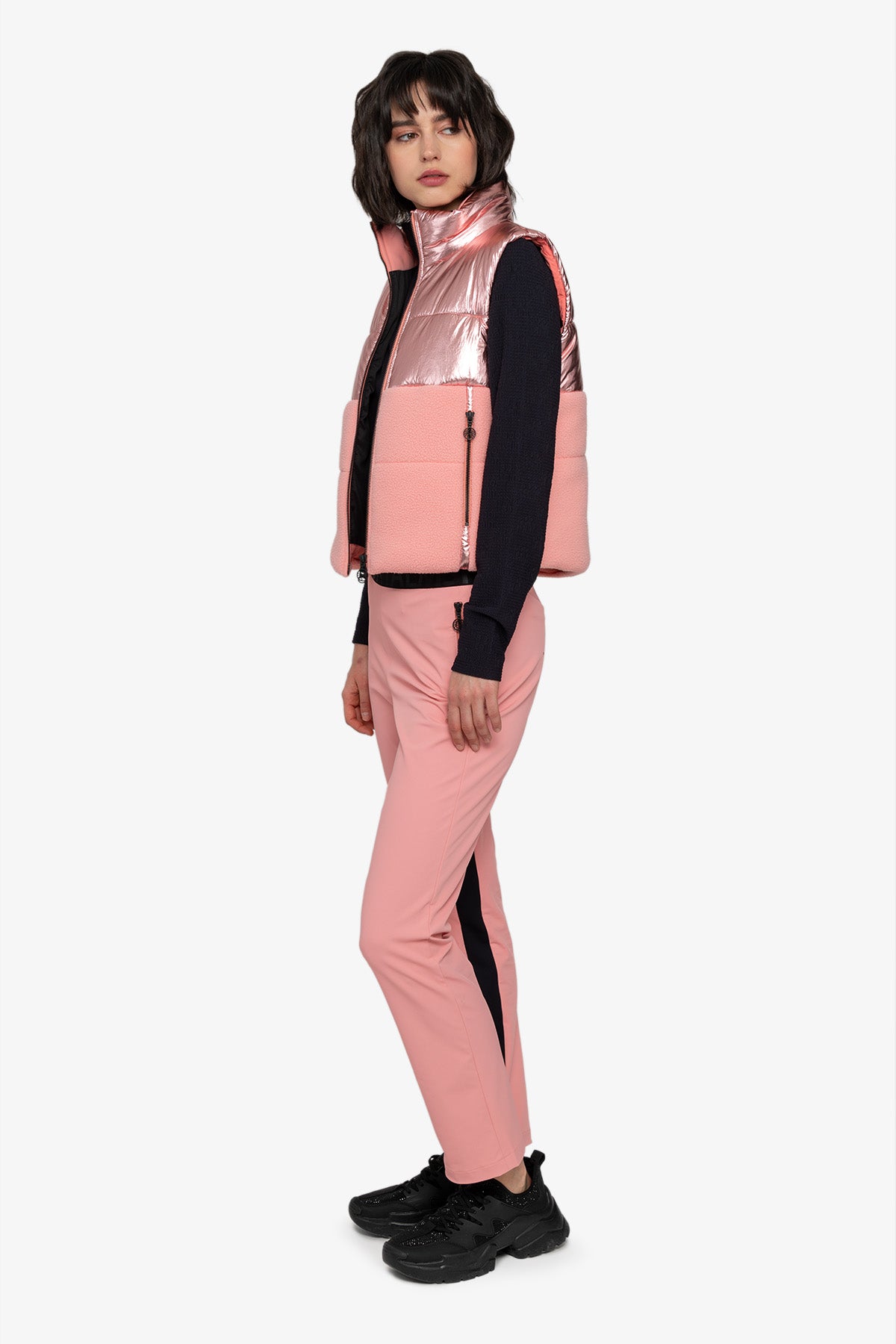 Vest with Stand-up Collar