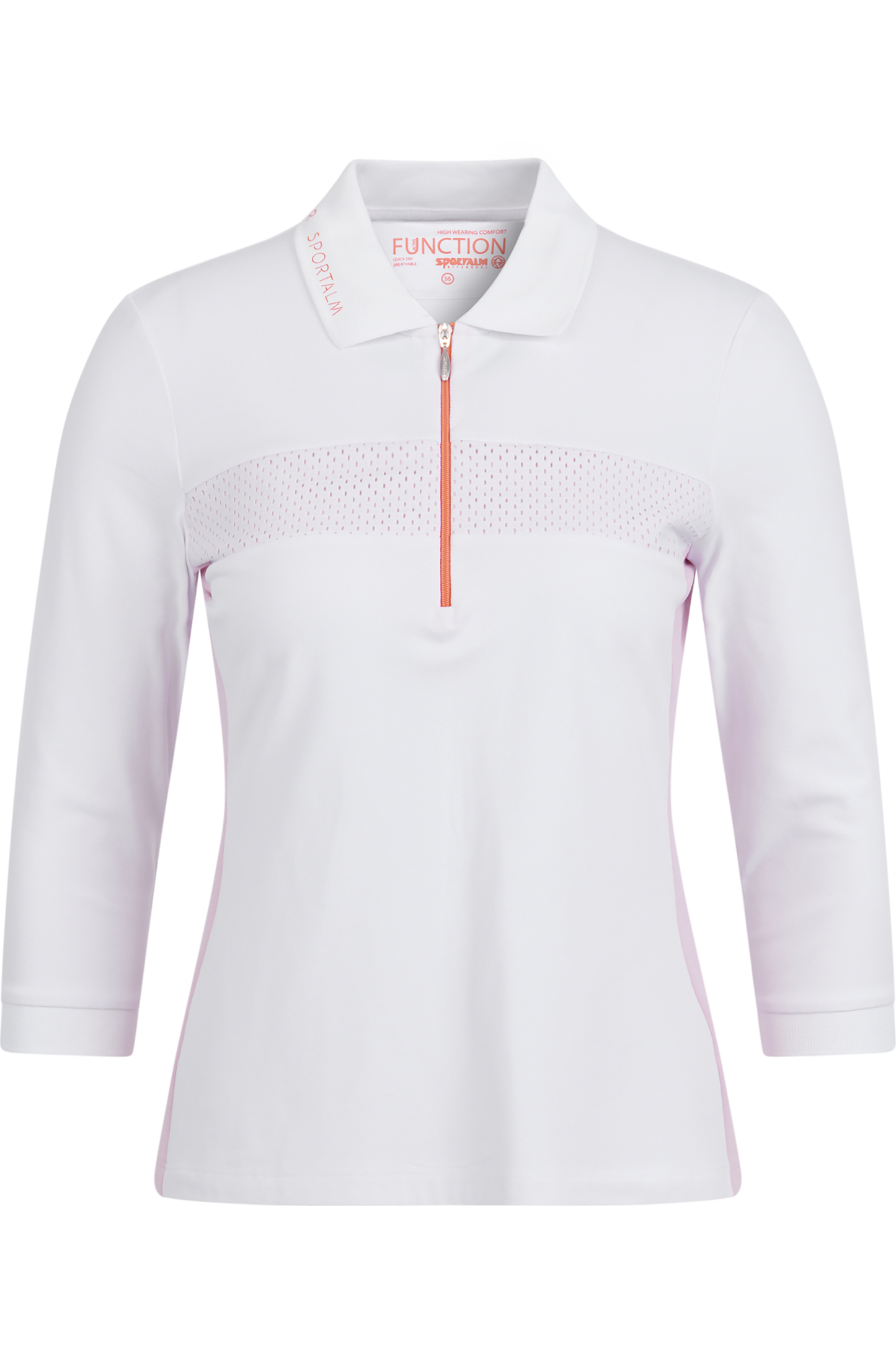 Polo with Contrasting Side Insert