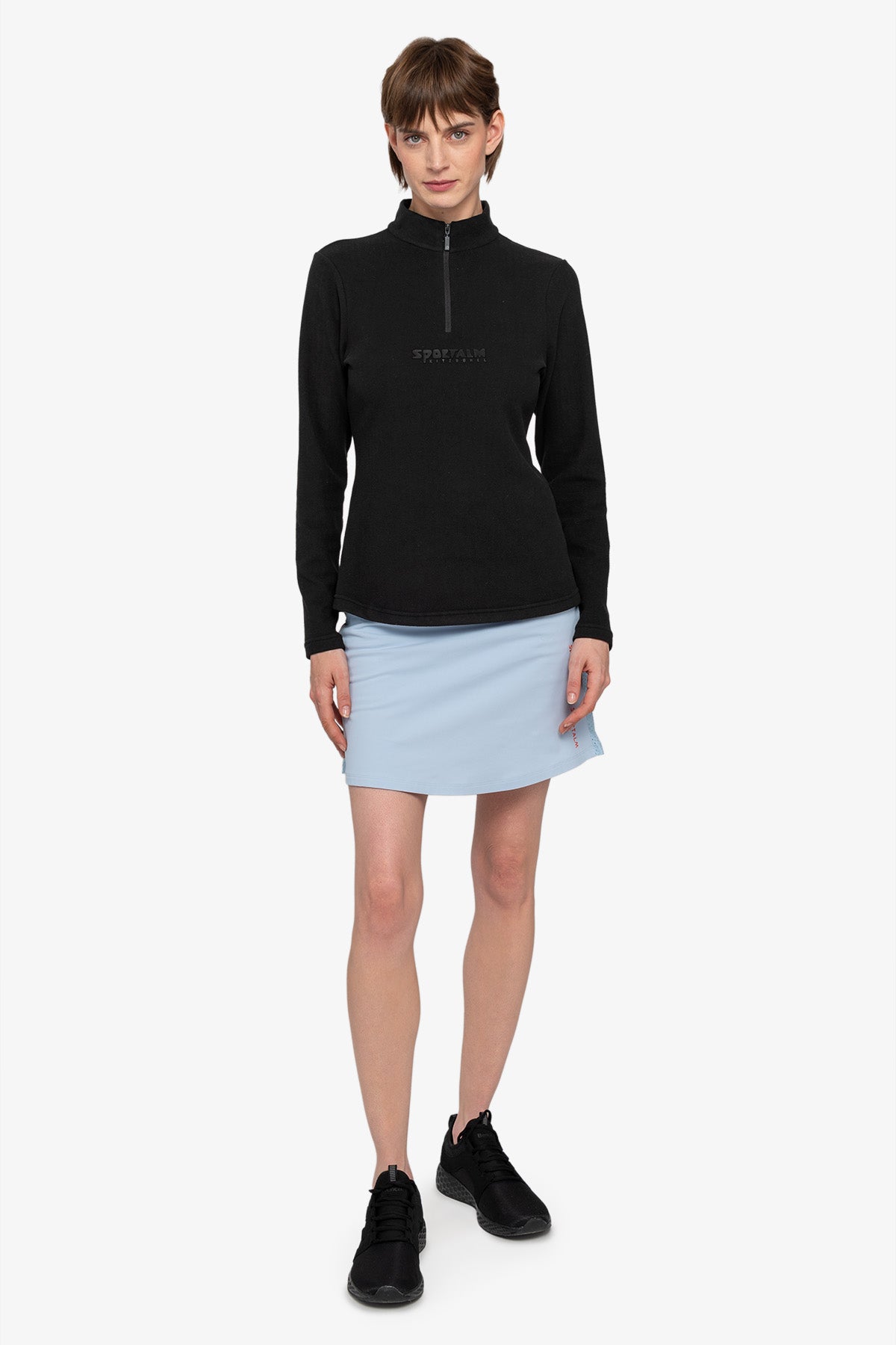 Long-sleeved Shirt with Stand-up Collar