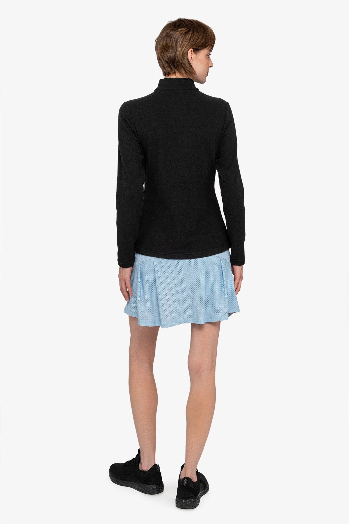 Long-sleeved Shirt with Stand-up Collar