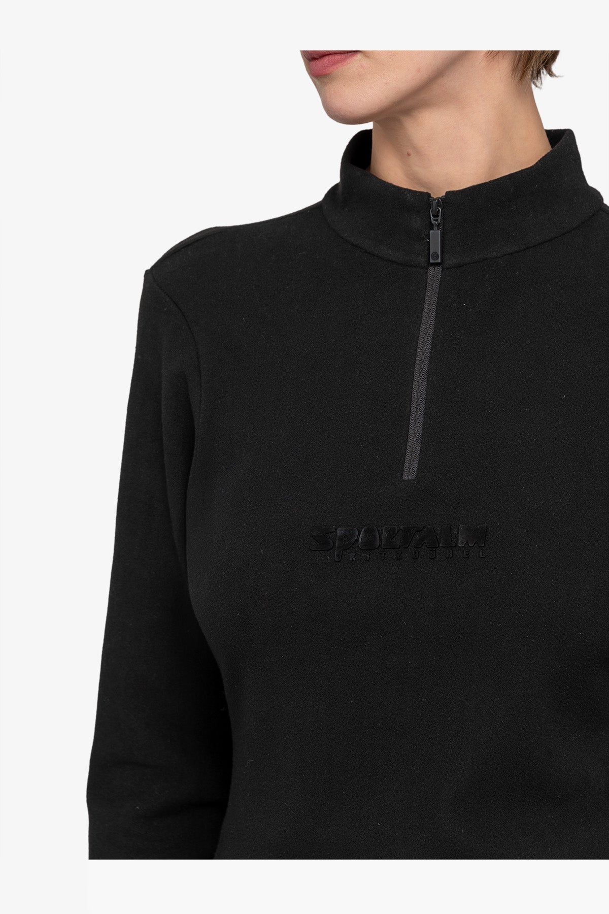 Long-sleeved Shirt with Stand-up Collar