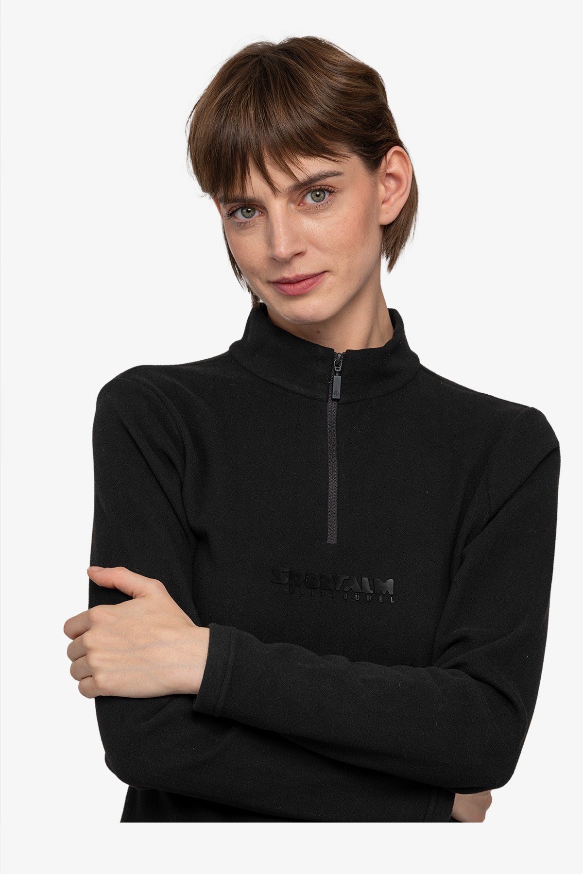 Long-sleeved Shirt with Stand-up Collar