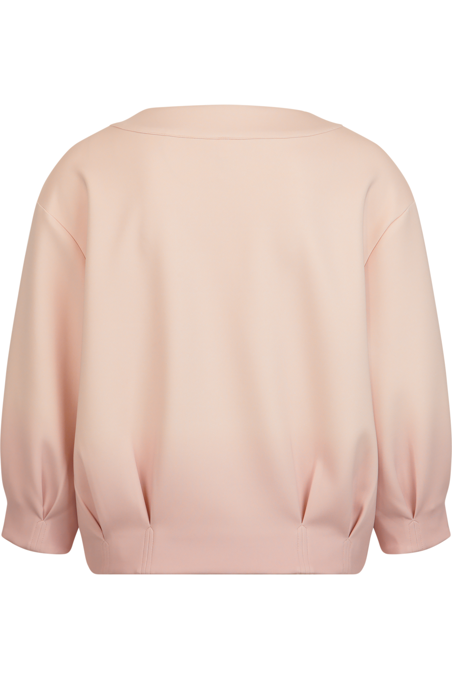 Logo刺绣V领渐变色毛衣