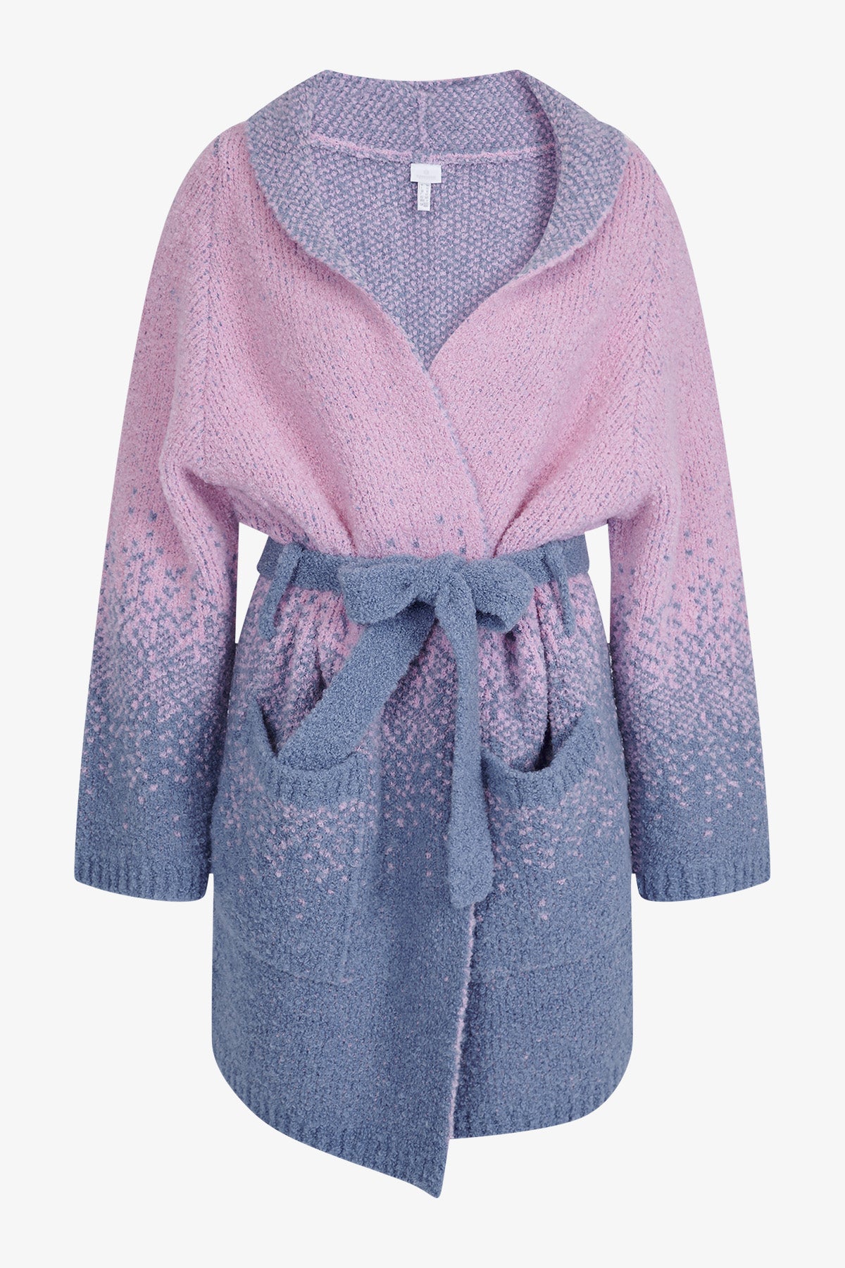 Knitted Coat with Tie Belt