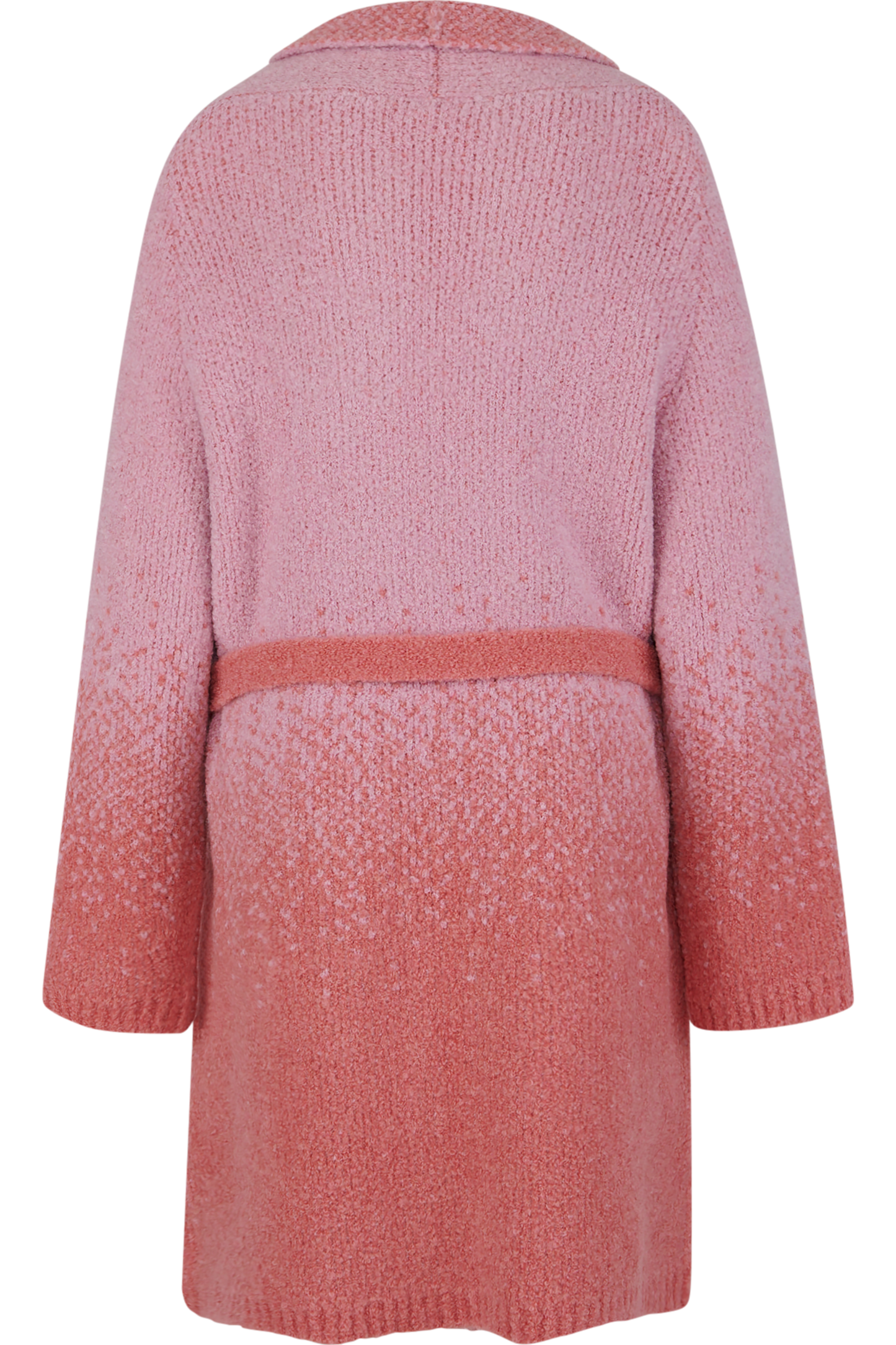 Knitted Coat with Tie Belt