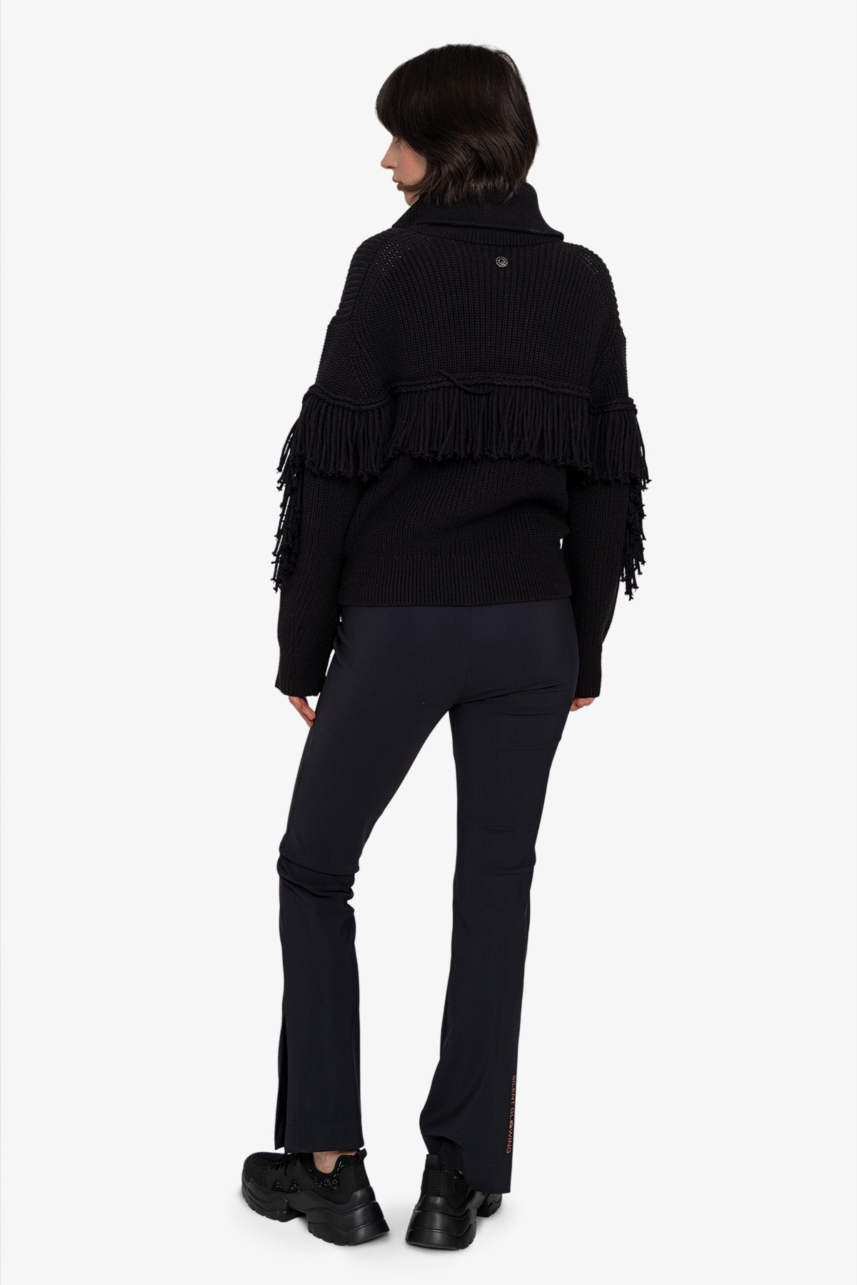 Cardigan with Stand-up Collar