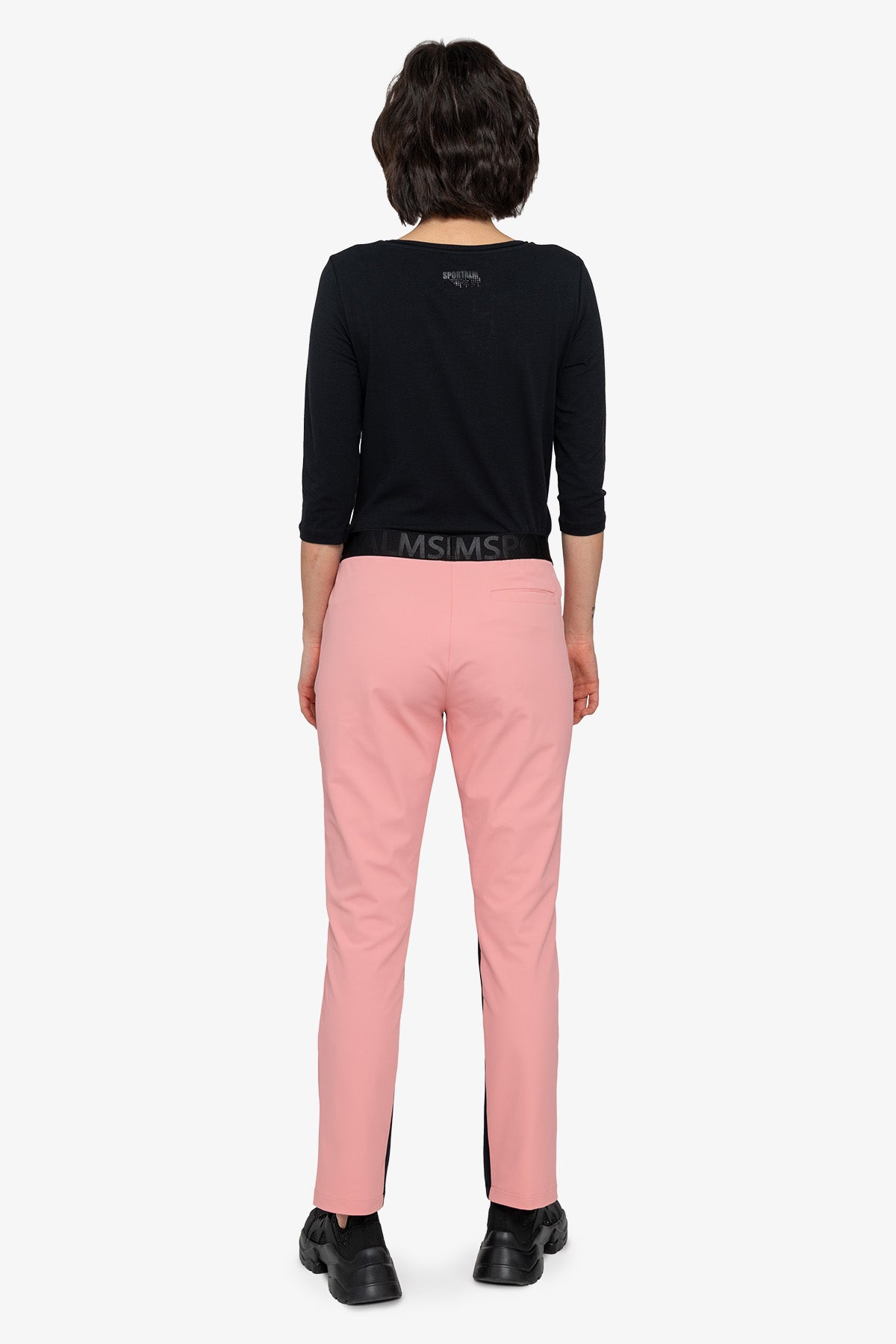 撞色饰边高尔夫运动裤