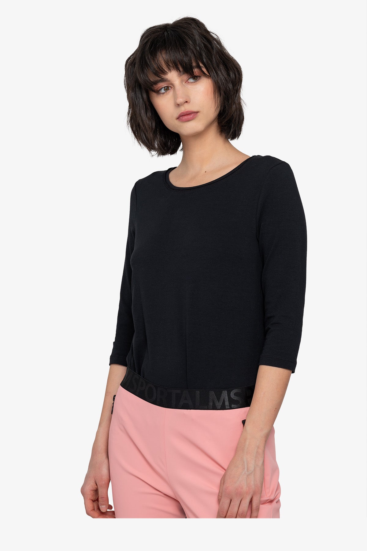 撞色饰边高尔夫运动裤