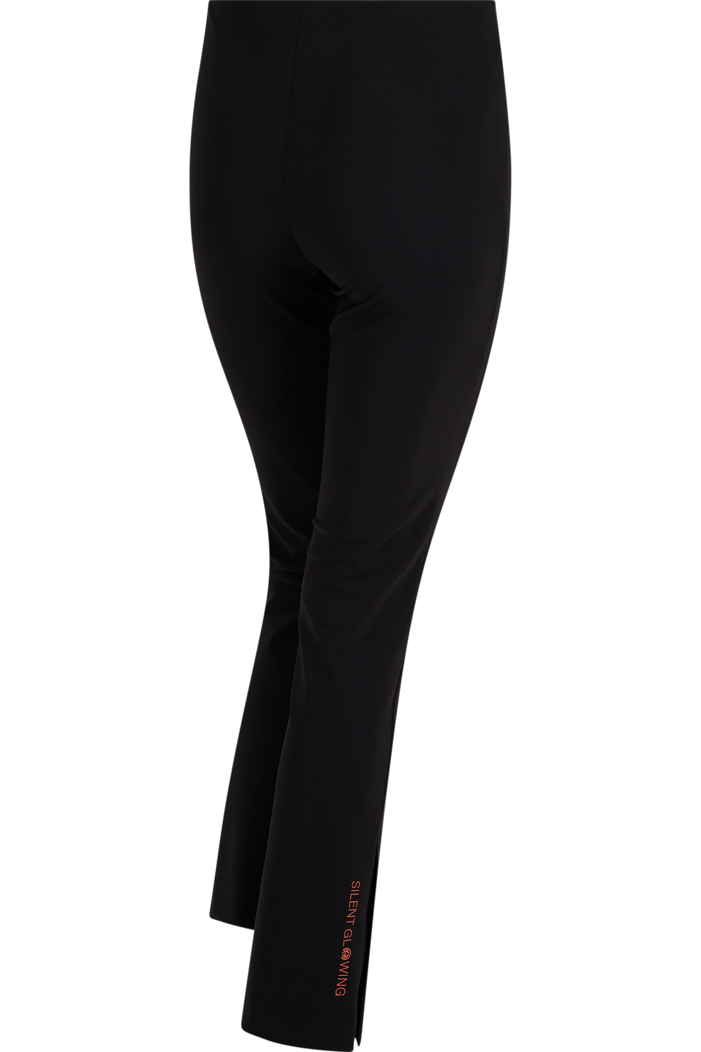 小开衩裤脚紧身裤