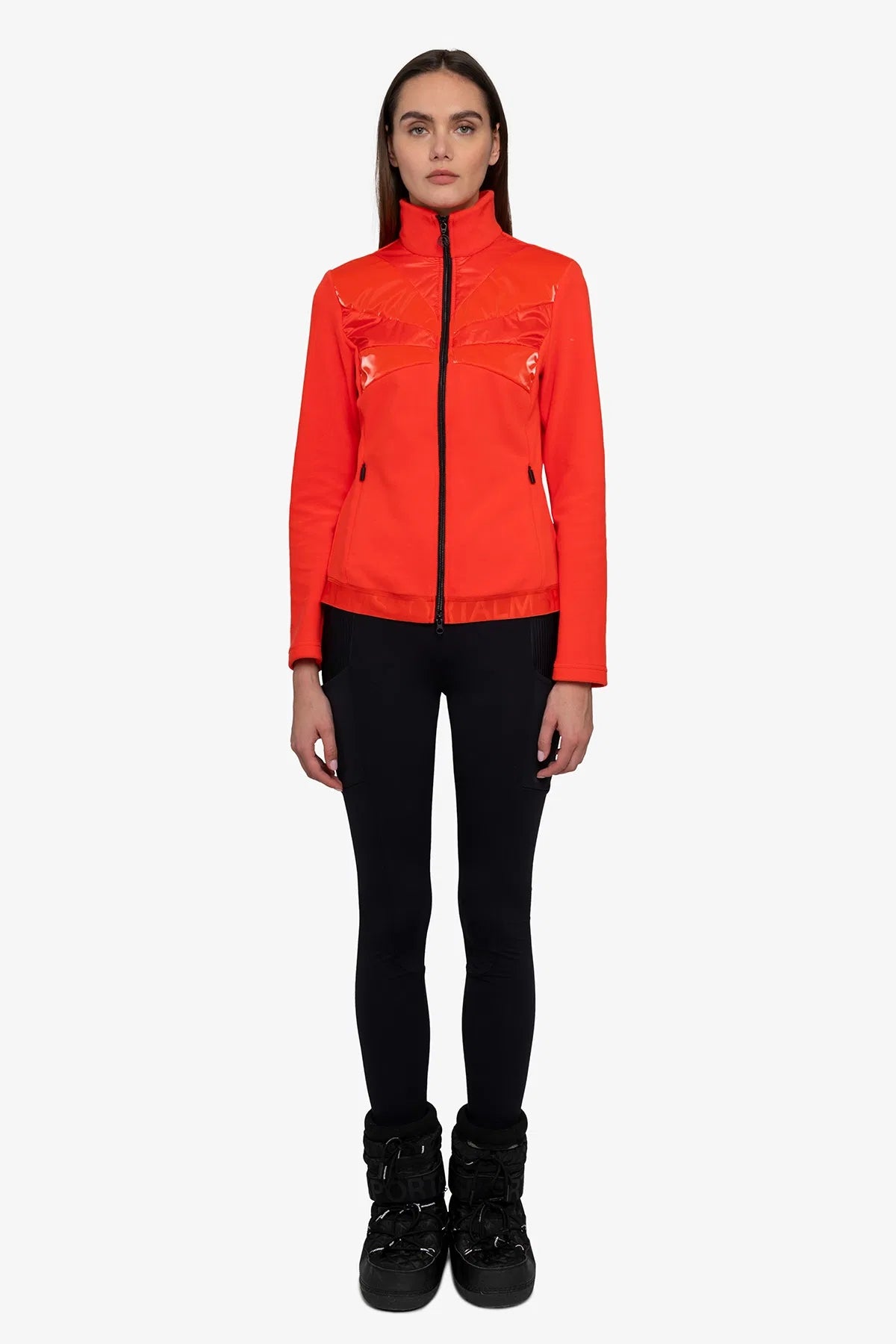 Fleece Jacket with Stand-up Collar