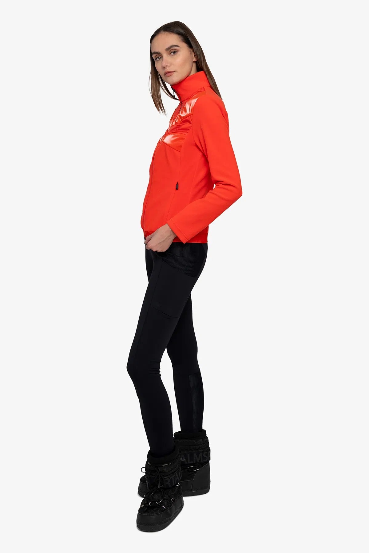 Fleece Jacket with Stand-up Collar