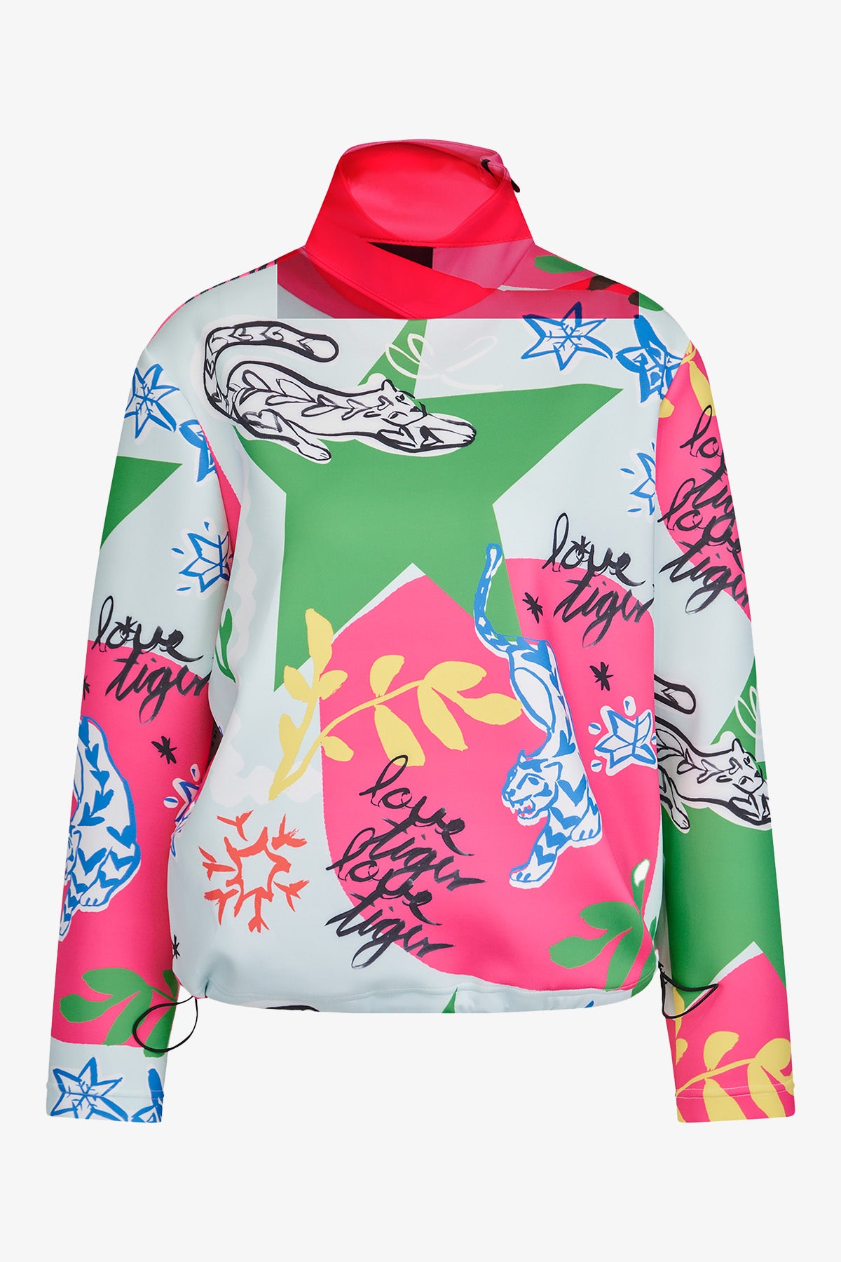 Sweater with Stand-up Collar