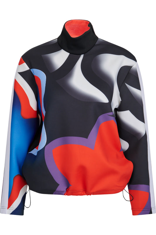 Sweater with Stand-up Collar