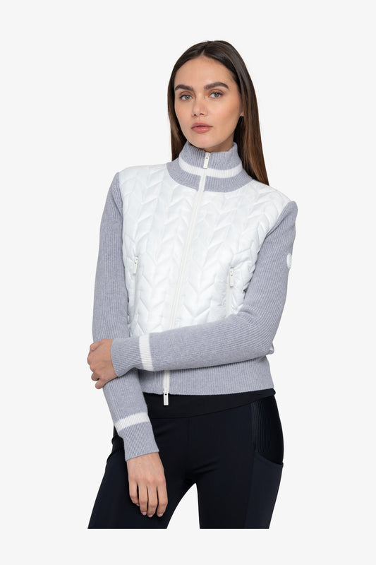 Cardigan with Stand-up Collar