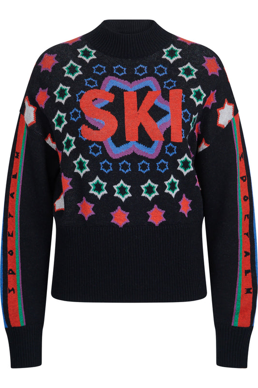 Sweater with Stand-up Collar