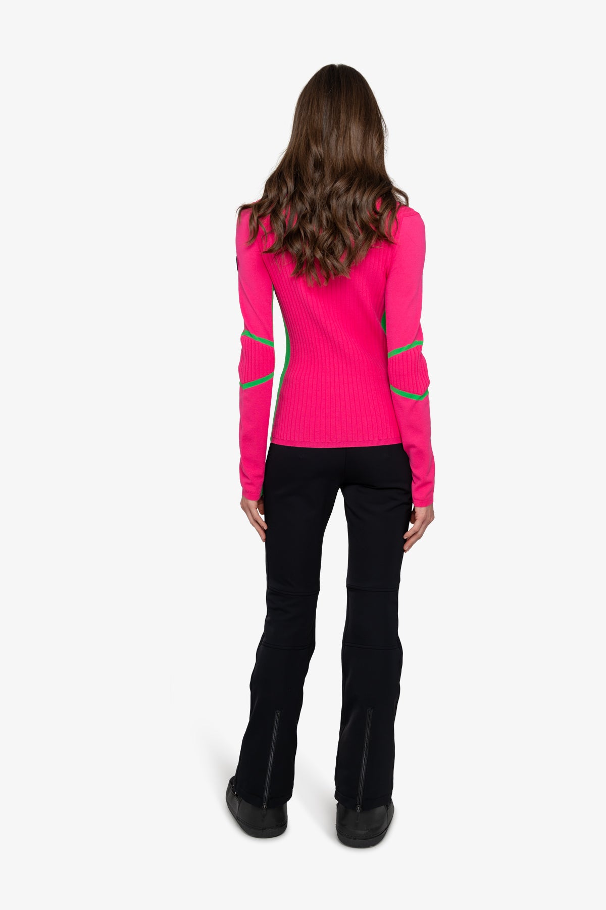 Pullover with Contrasting Stripes