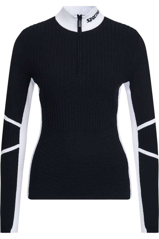 Pullover with Contrasting Stripes
