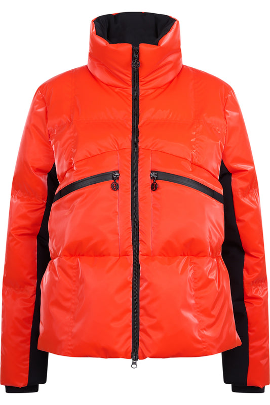 Down Jacket with Stand-up Collar