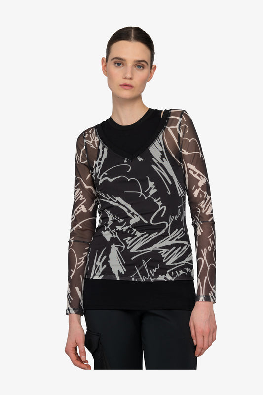 Double Layer Long Sleeve Shirt