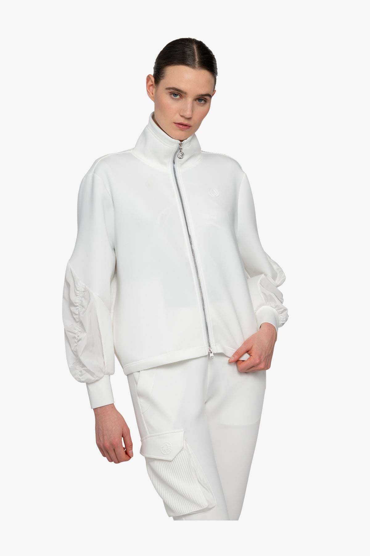 Jacket with Stand-up Collar