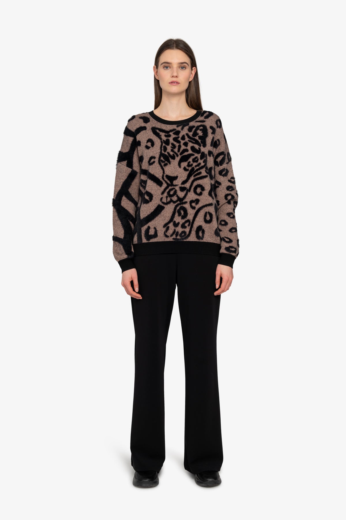 Jumper with Round Neckline