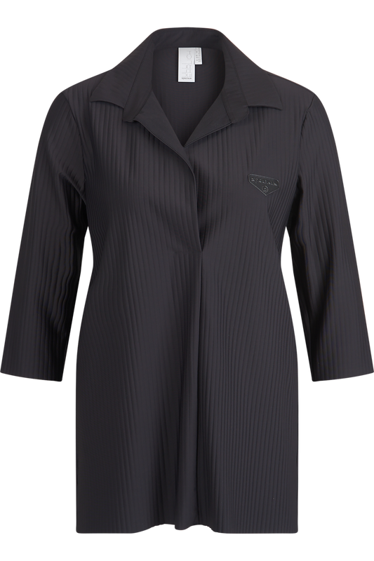 Blouse with Shirt Collar