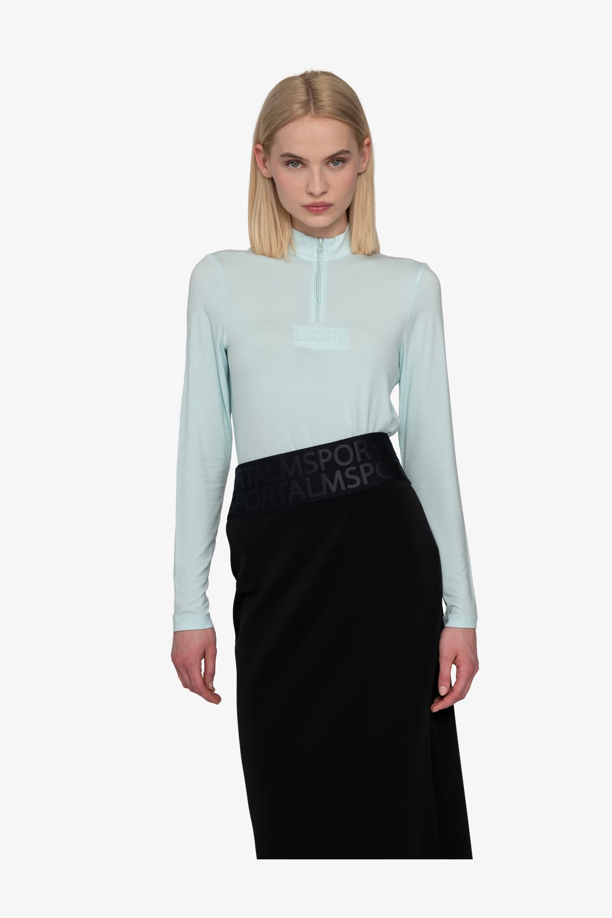 印字鬆緊腰半身裙