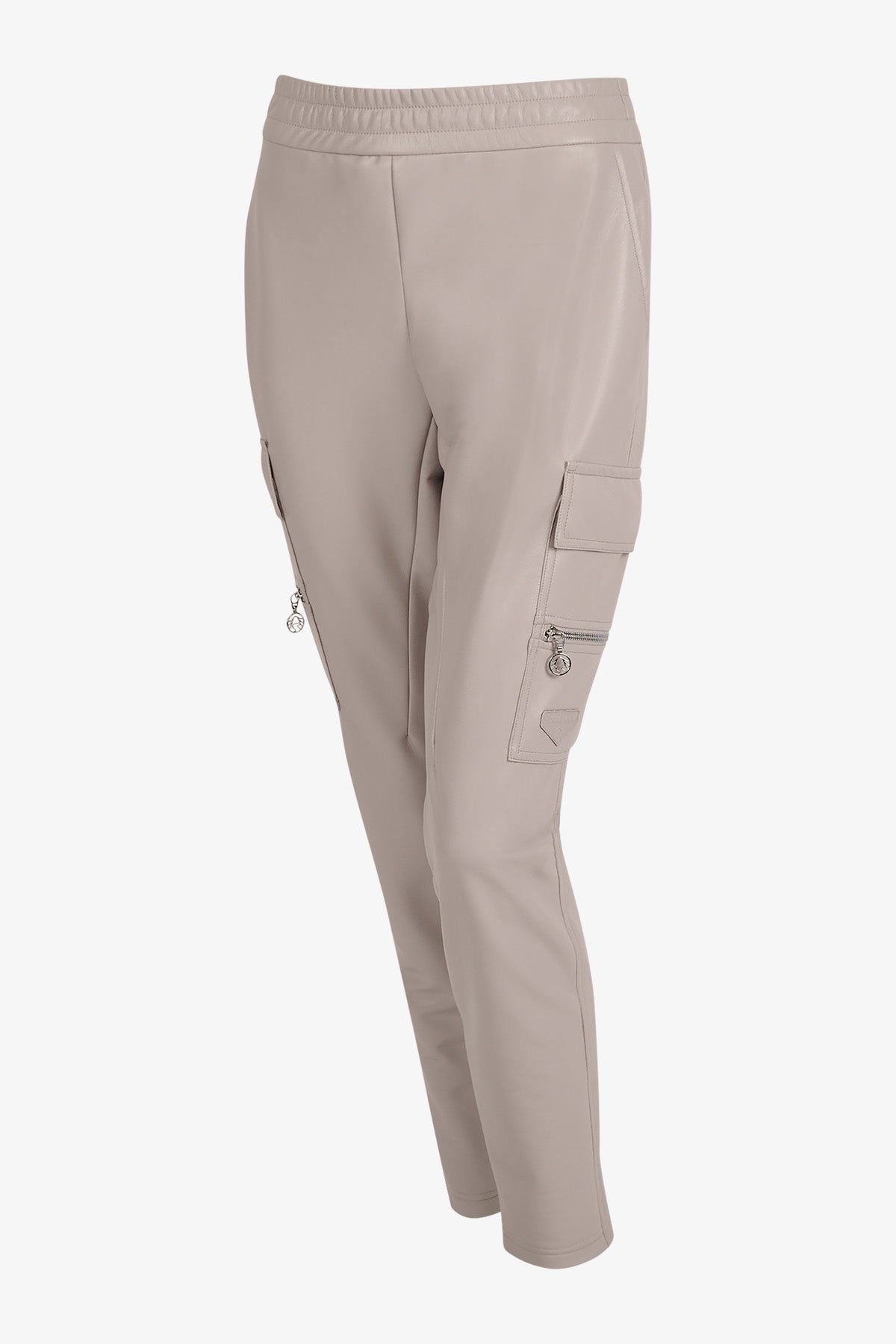 大貼袋鬆緊腰休閒褲