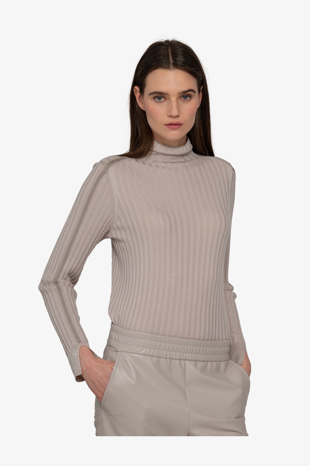 大貼袋鬆緊腰休閒褲