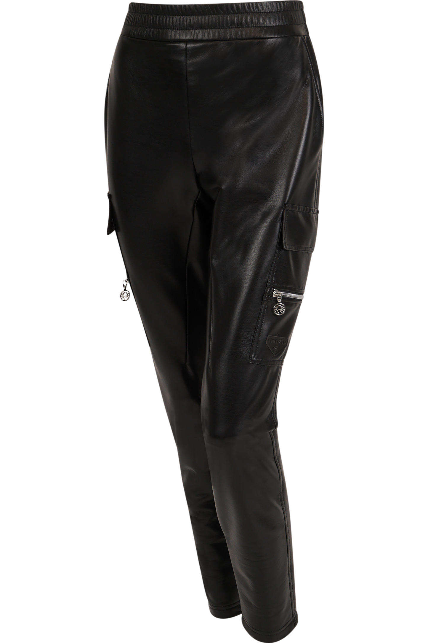 大貼袋鬆緊腰休閒褲