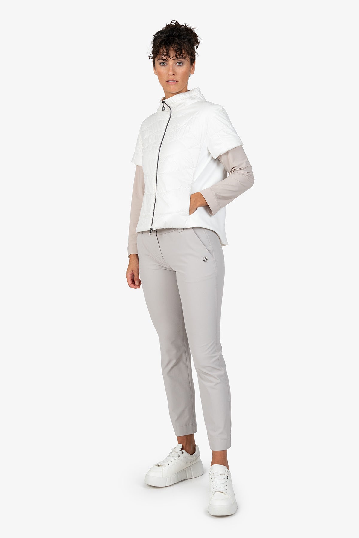 Jacket with Short Sleeves