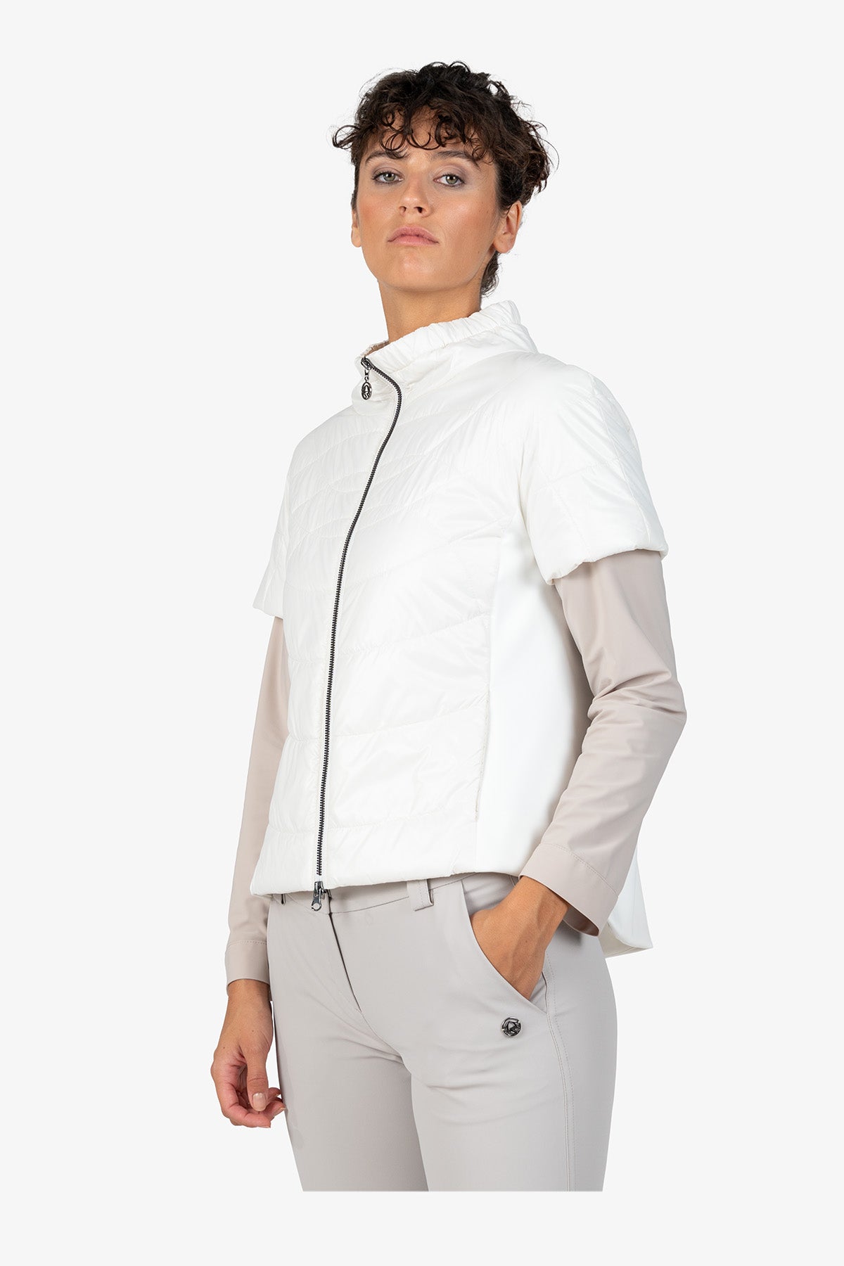 Jacket with Short Sleeves
