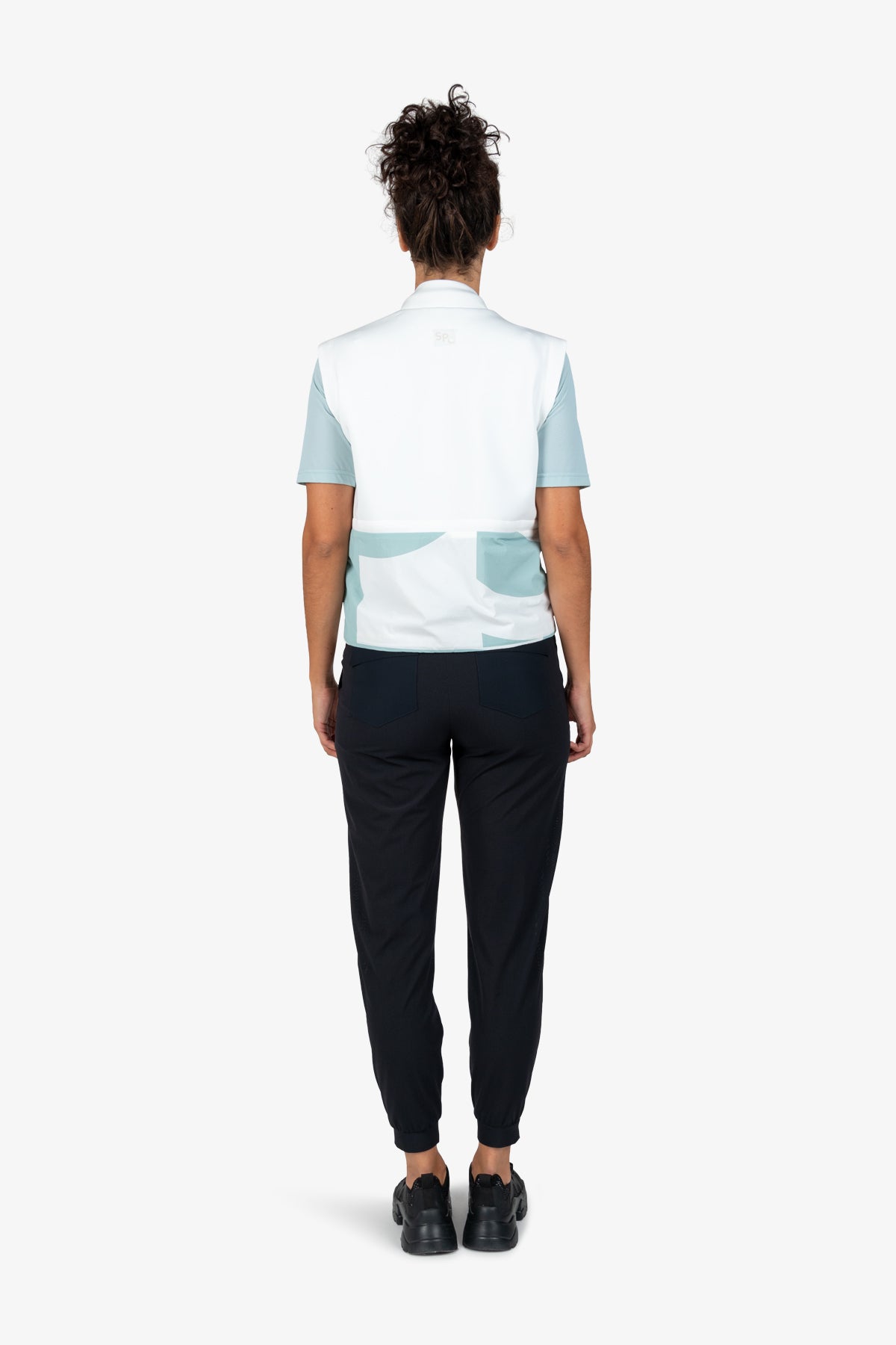 抽繩腰印字馬甲