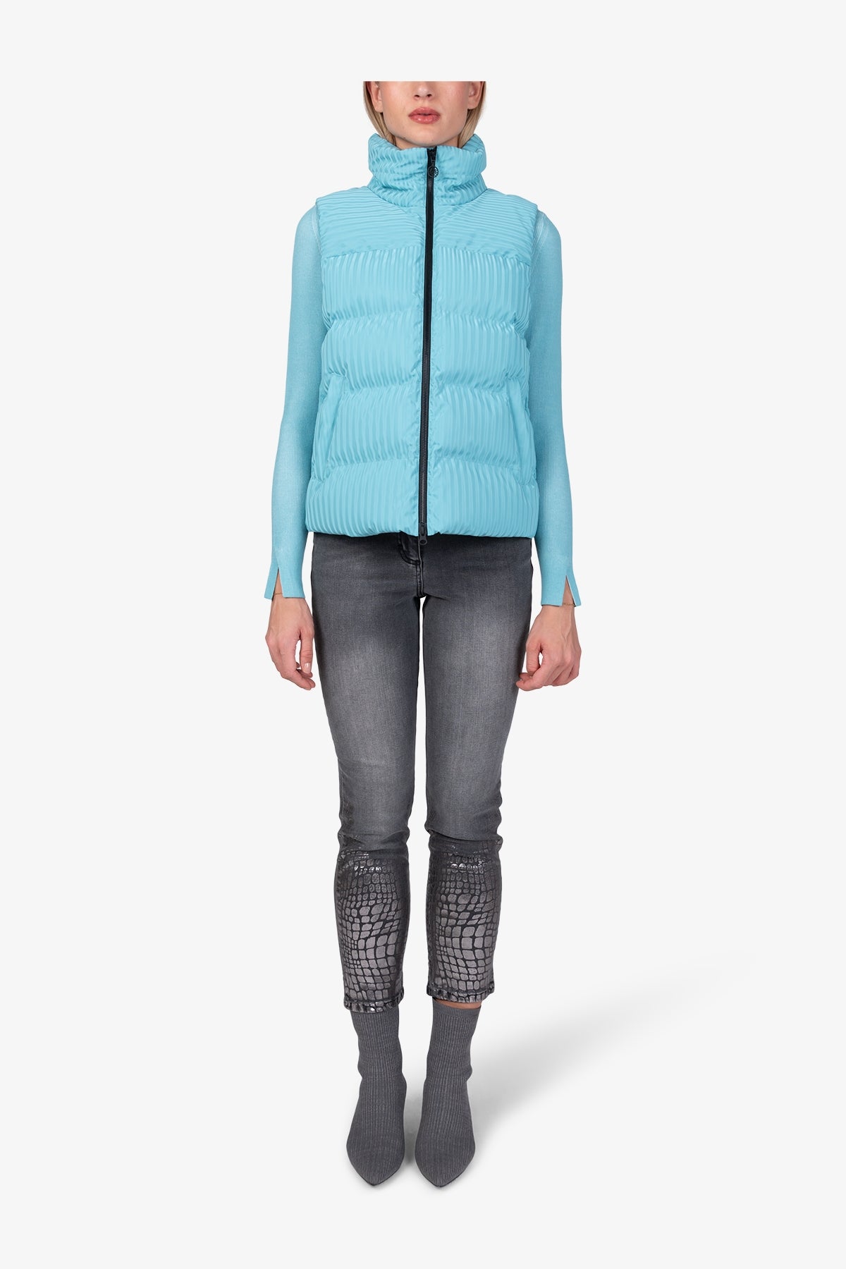 Waistcoat with Recycled Down Filling