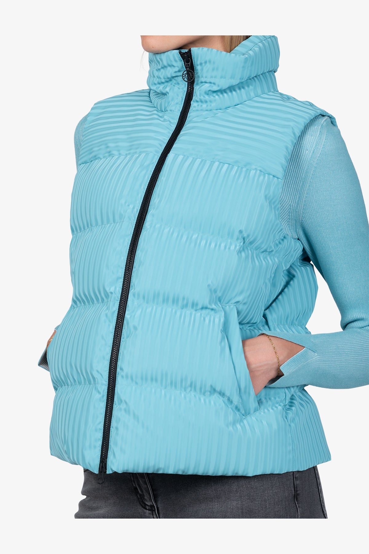 Waistcoat with Recycled Down Filling