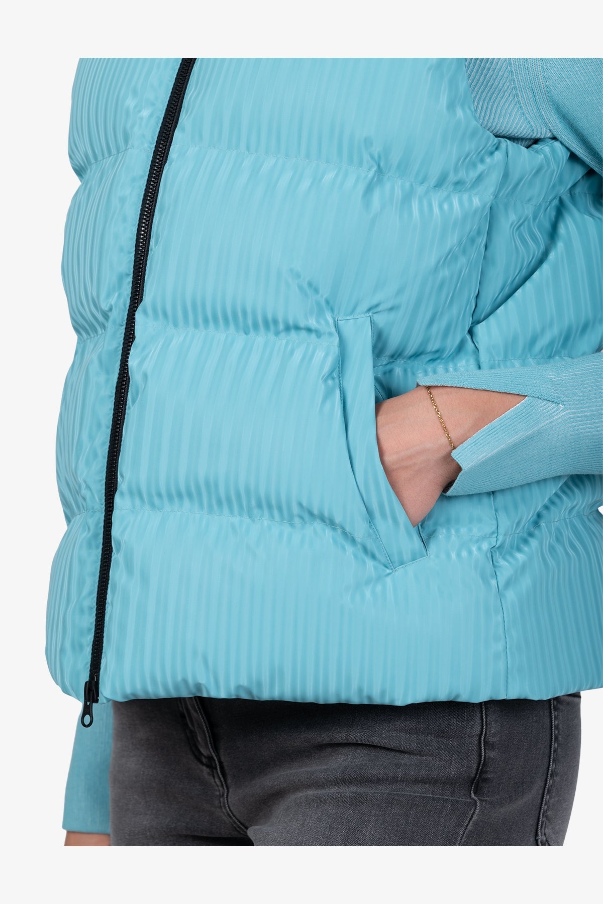 Waistcoat with Recycled Down Filling