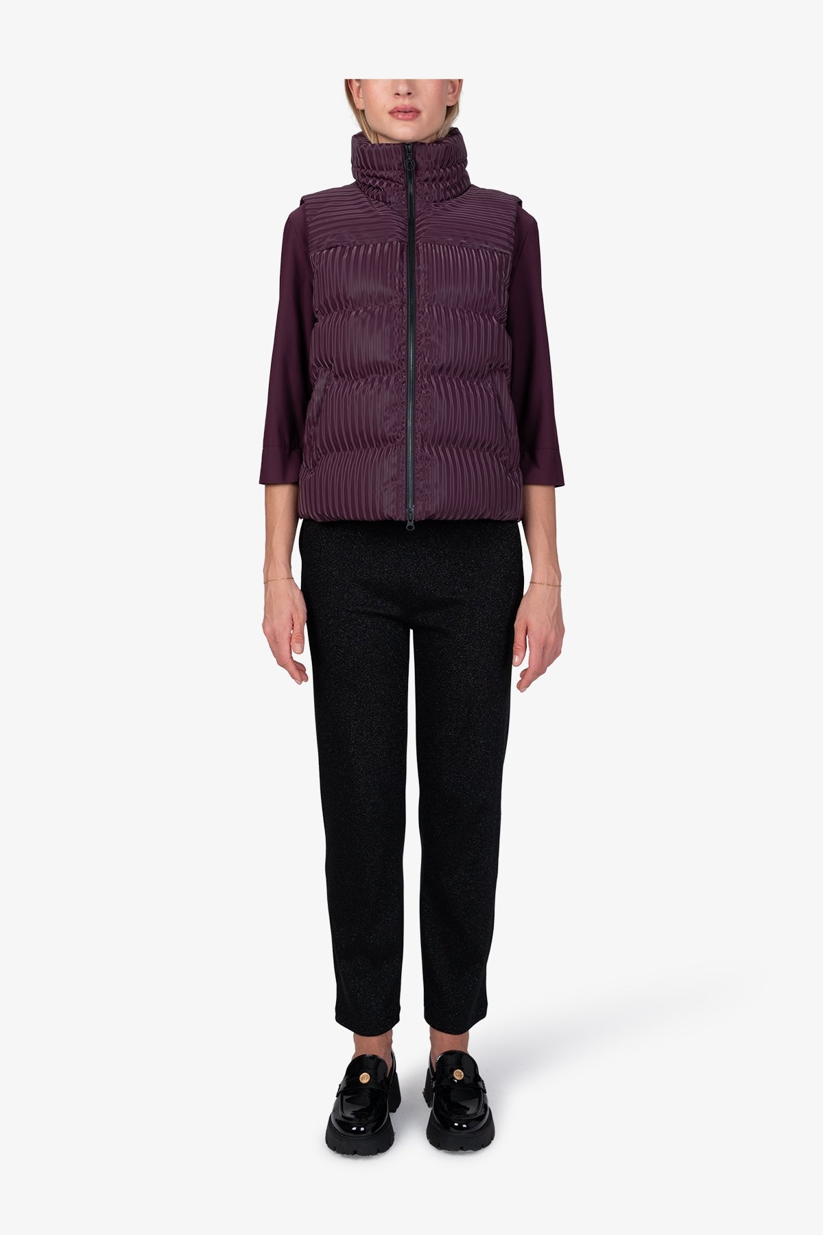 Waistcoat with Recycled Down Filling