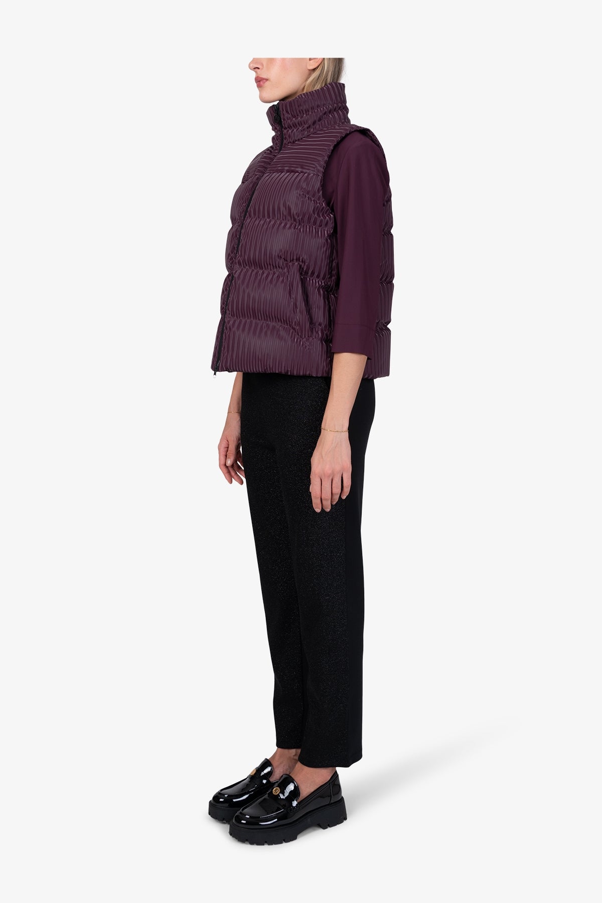 Waistcoat with Recycled Down Filling