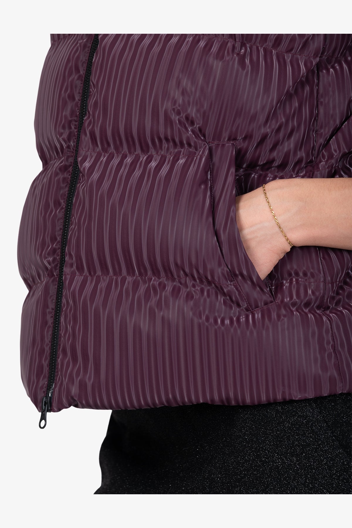 Waistcoat with Recycled Down Filling